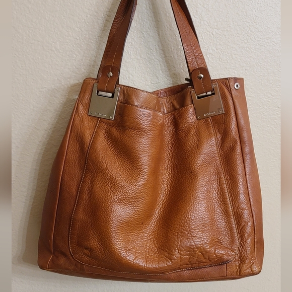 Liz Claiborne Leather Boho Tote - Picture 3 of 10